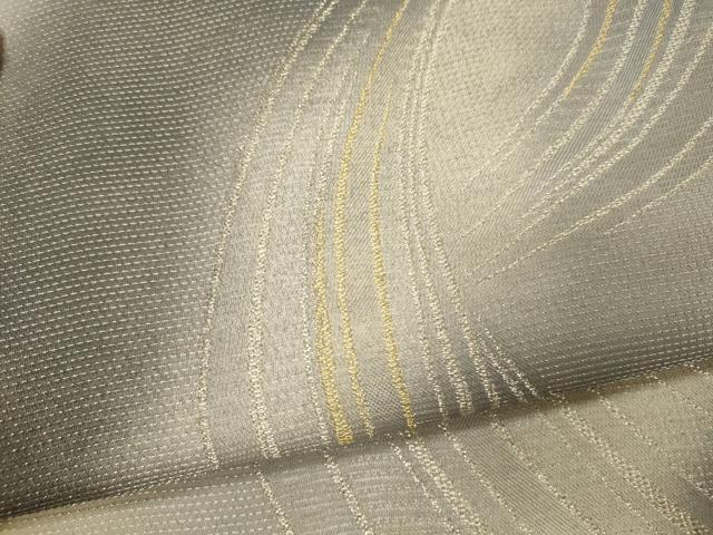 平和屋着物*夏物 六通柄袋帯 流線文 金銀糸 正絹 逸品 CAAW9044oy