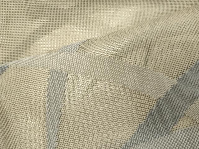 平和屋着物*夏物 六通柄 本袋帯 芝文 銀糸 正絹 逸品 CAAW9069oy