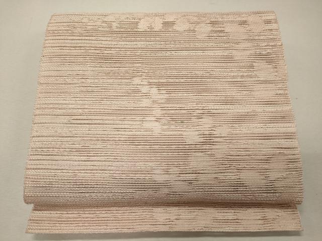 平和屋着物*夏物 八寸名古屋帯 枝葉文 虹色 正絹 逸品 CAAW9076oy