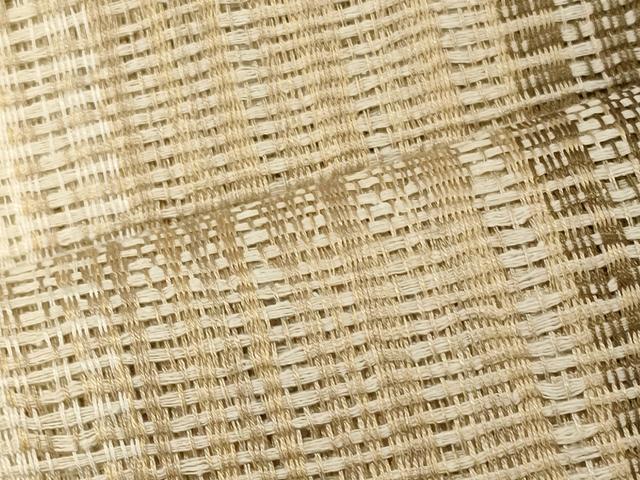 平和屋着物*夏物 八寸名古屋帯 間道 正絹 逸品 CAAW9098oy