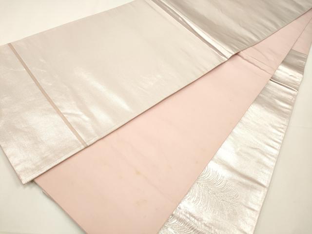平和屋着物◎太鼓柄袋帯 大王松 銀糸 正絹 逸品 CAAW9267qe