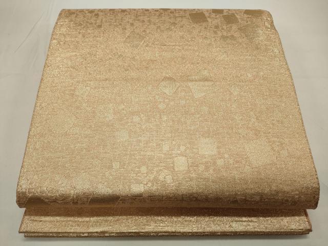 平和屋着物◎全通柄袋帯 箔散らし 金糸 正絹 逸品 CAAW9432qe
