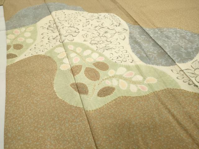 平和屋着物*夏物 訪問着 絽 辻が花 金彩 正絹 逸品 CAAW9867gh
