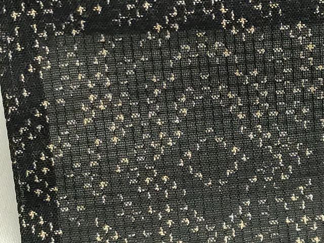 平和屋着物*夏物 小紋 紗 吉祥文 黒地 洗える着物 CAAW9877gh