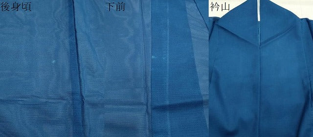 平和屋着物*夏物 訪問着 絽 立波群鶴文 金銀彩 洗える着物 CAAW9880gh
