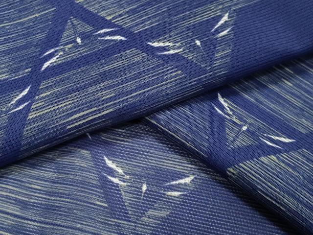 平和屋着物*夏物 小紋 絽 トンボ 洗える着物 CAAW9883gh