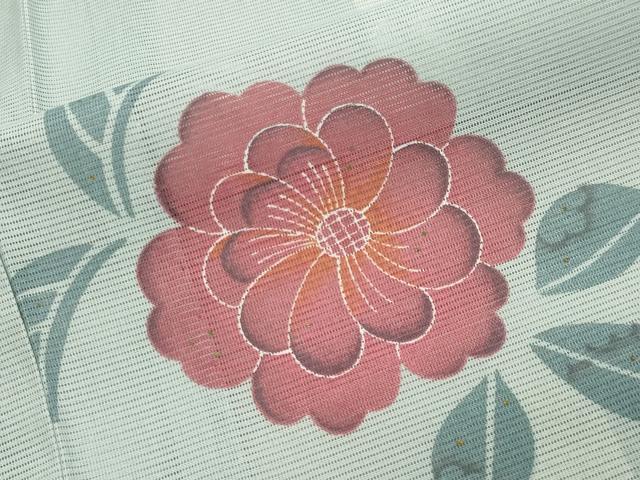 平和屋着物*夏物 小紋 絽 辻が花 金彩 洗える着物 未使用 CAAW9889gh