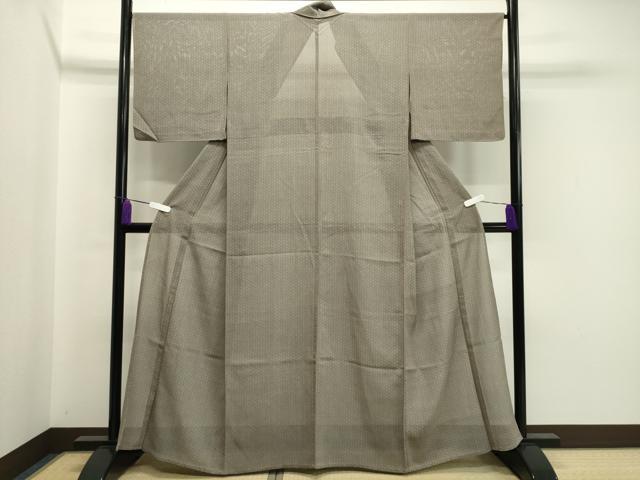 平和屋着物*夏物 江戸小紋 絽 七宝文 正絹 逸品 CAAW9944gh