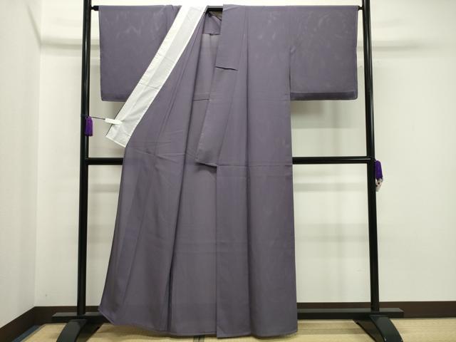 平和屋着物*夏物 色無地 絽 鳩羽色 正絹 逸品 未使用 CAAW9955gh