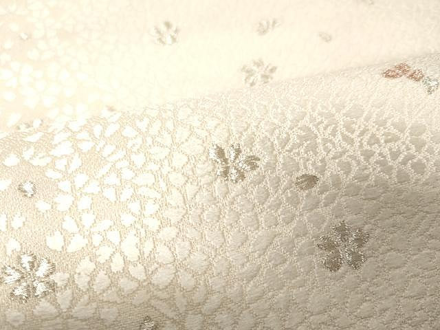 平和屋着物●六通柄袋帯 唐織 舞花文 金銀糸 鈴乃屋扱い 正絹 逸品 CAAX0553yk