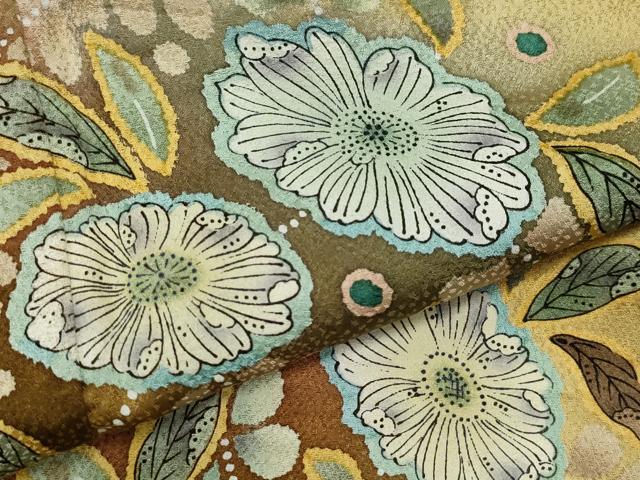 平和屋着物●訪問着 辻が花 さが美扱い 正絹 逸品 CAAX0807vf