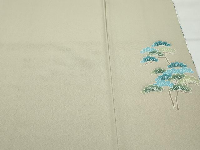 平和屋着物●豪華色留袖 友禅 作家物 風景草花文 暈し染め 正絹 逸品 CAAX0811vf