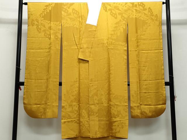 平和屋着物●豪華振袖・長襦袢セット 友禅 作家物 吉祥草花文 正絹 逸品 CAAX1025vf