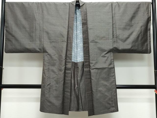 平和屋着物●男性 本場大島紬 アンサンブル 吉祥文 正絹 逸品 CAAX1114vf