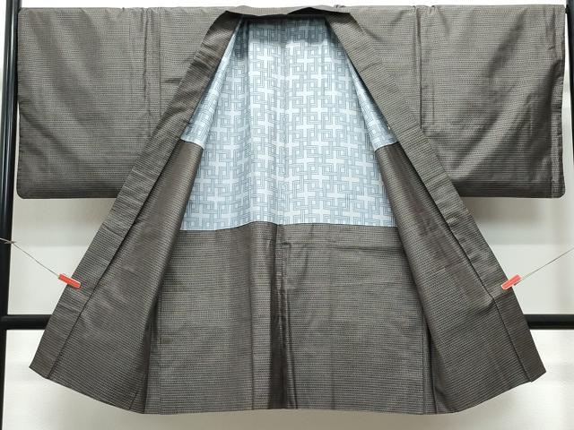 平和屋着物●男性 本場大島紬 アンサンブル 吉祥文 正絹 逸品 CAAX1114vf