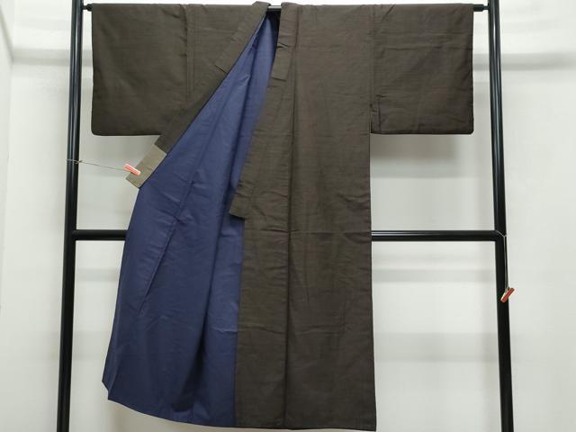 平和屋着物●男性 紬 アンサンブル 吉祥文 正絹 逸品 CAAX1162vf
