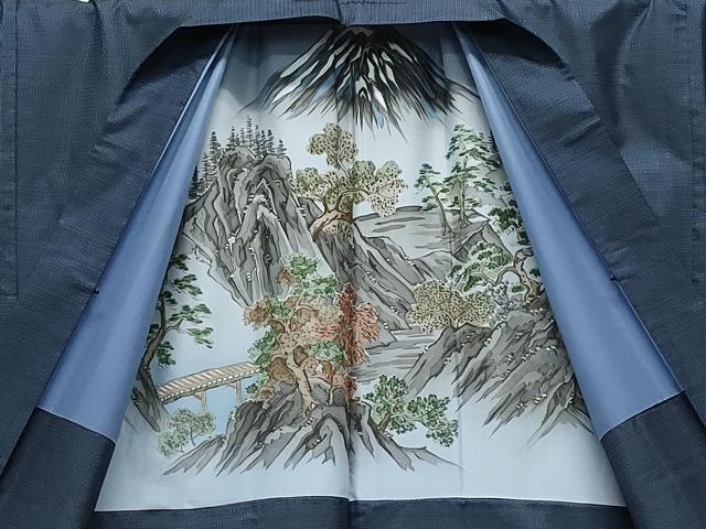 平和屋着物●男性 本場大島紬 アンサンブル 100亀甲 総詰め 正絹 逸品 CAAX1163vf