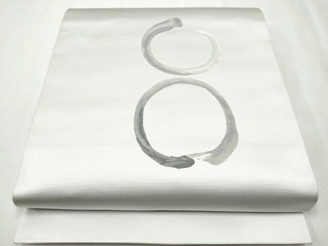 平和屋着物●太鼓柄袋帯 小森文雄の世界 心 正絹 逸品 CAAX1296hy