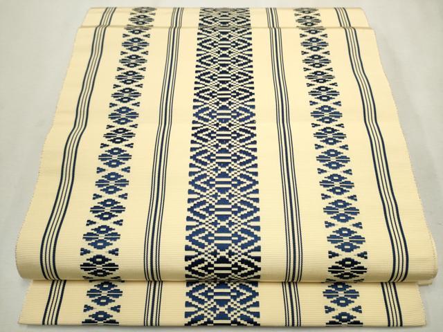 平和屋着物●本場筑前博多織 八寸名古屋帯 献上 正絹 逸品 CAAX1522hy