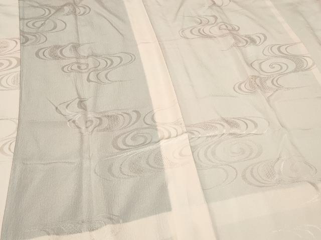 平和屋着物■長襦袢 無双仕立て 流水文 暈し染め 正絹 逸品 CAAX2038in