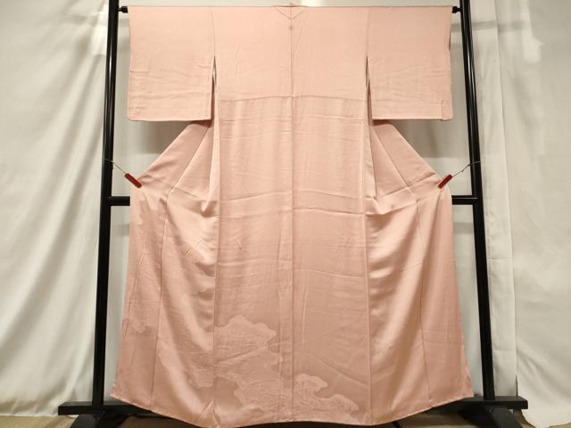 平和屋着物■豪華色留袖 流水花唐草地紋 一斤染色 正絹 逸品 CAAX2213in