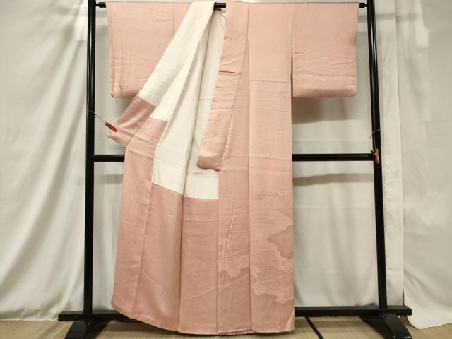 平和屋着物■豪華色留袖 流水花唐草地紋 一斤染色 正絹 逸品 CAAX2213in