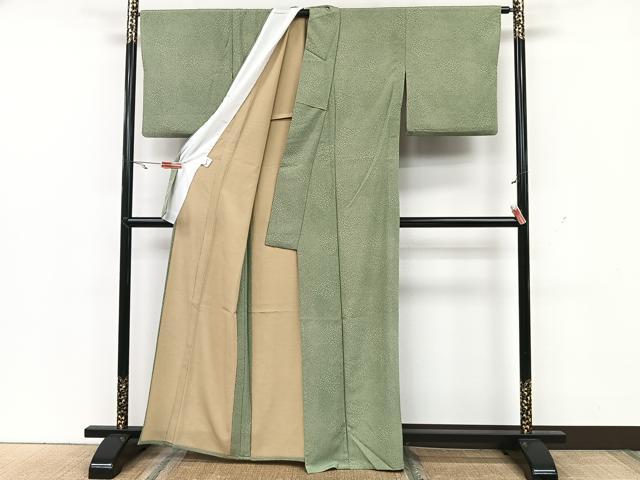 平和屋着物▽江戸小紋 単衣 切嵌寄せ小紋柄 さんび謹製 洗える着物 CAAX2430xi