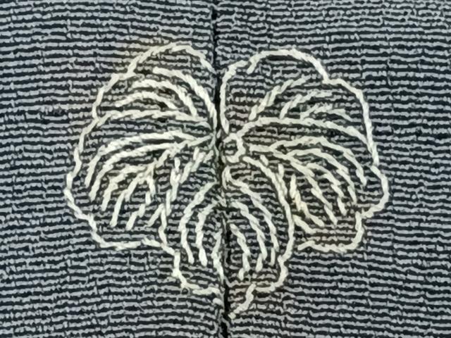 平和屋着物▽豪華色留袖 単衣 紬地 総刺繍 葡萄蔦の葉文 正絹 逸品 CAAX2460xi