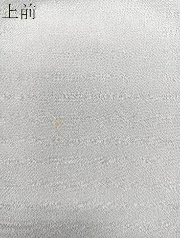 平和屋着物▽上質な色無地 単衣 鬼しぼ縮緬 月白色 正絹 逸品 CAAX2507xi