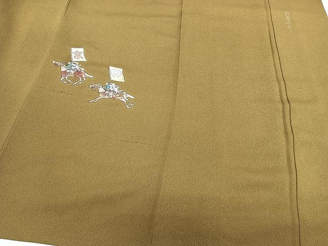 平和屋着物▽訪問着 単衣 人物文 正絹 逸品 CAAX2515xi