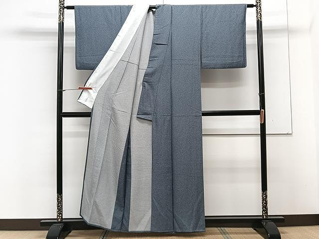 平和屋着物▽江戸小紋 単衣 吉祥小紋柄 正絹 逸品 CAAX2528xi