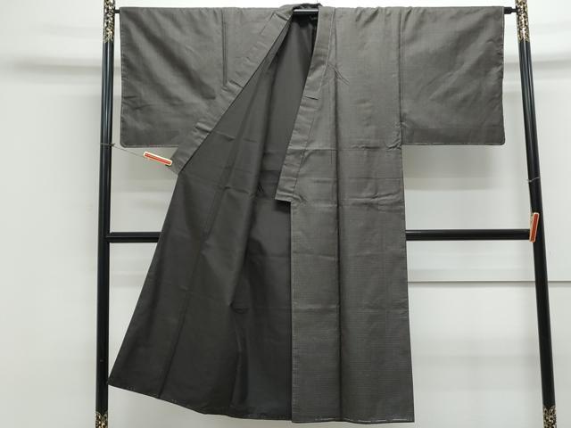 平和屋着物●男性 紬 80亀甲 正絹 逸品 未使用 CAAX3066th