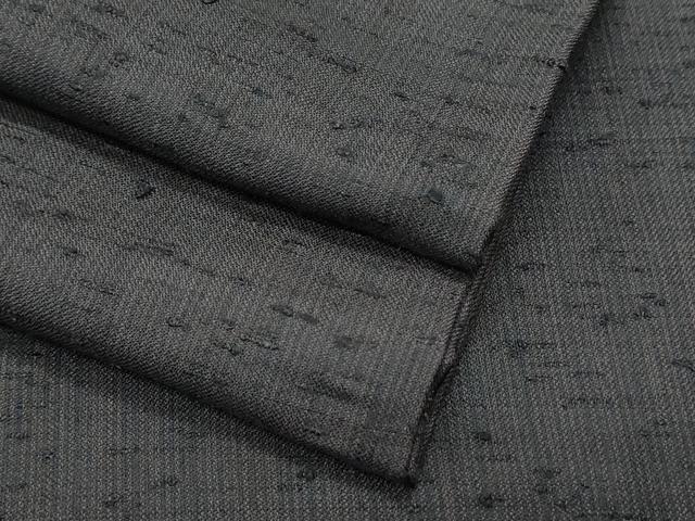平和屋着物●男性 髭紬 霞文 正絹 逸品 CAAX3069th