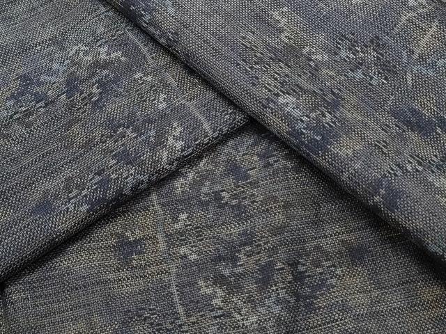 平和屋着物●本場大島紬 9マルキ 樹林文 正絹 逸品 CAAX3080th