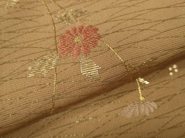 平和屋着物●訪問着 竹屋町刺繍 枝花文 金彩 正絹 逸品 CAAX4452ut