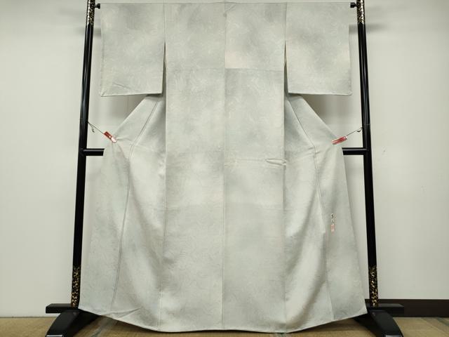 平和屋着物●上質な小紋 作家物 墨流し地紋 暈し染め 正絹 逸品 未使用 CAAX4456ut