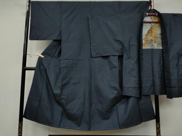 平和屋着物●男性 本場大島紬 アンサンブル 100亀甲 総詰め 正絹 逸品 CAAX4536ut