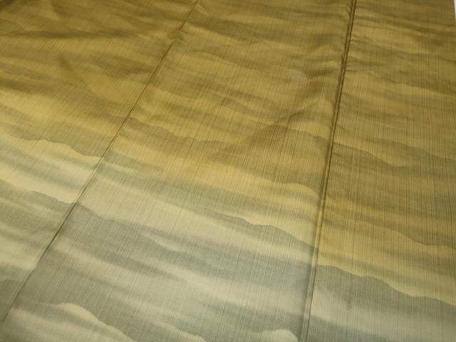 平和屋着物●訪問着 本場染大島紬 霞文 正絹 逸品 CAAX4712ut