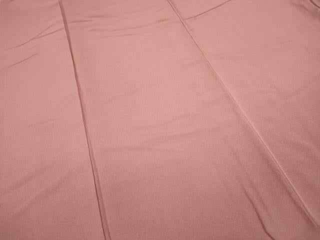 平和屋着物●上質な色無地 薄紅色 正絹 逸品 CAAX4742ut