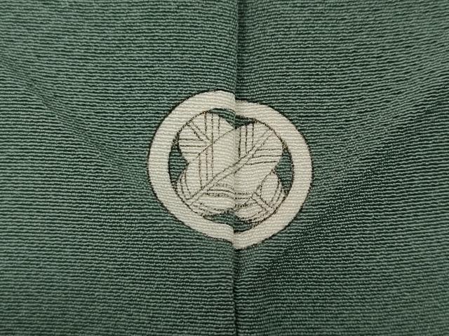 平和屋着物●上質な色無地 利休鼠色 正絹 逸品 CAAX4743ut