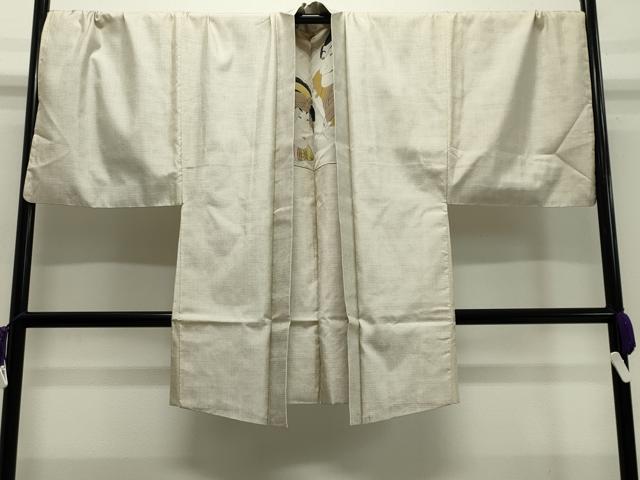 平和屋着物●男性 本場大島紬 アンサンブル 白大島 100亀甲 総詰め キングサイズ 証紙付き 正絹 逸品 CAAX5676gh