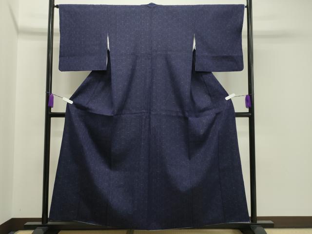 平和屋着物●上質な紬 亀甲吉祥文 正絹 逸品 CAAX5680gh