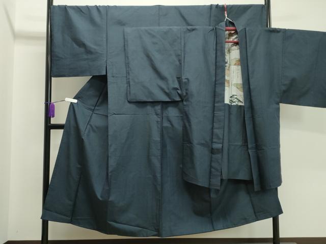 平和屋着物●男性 本場大島紬 アンサンブル 100亀甲 正絹 逸品 CAAX5734gh