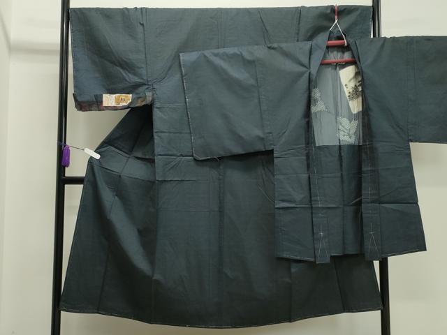 平和屋着物●男性 本場大島紬 アンサンブル 100亀甲 証紙付き 正絹 逸品 CAAX5750gh