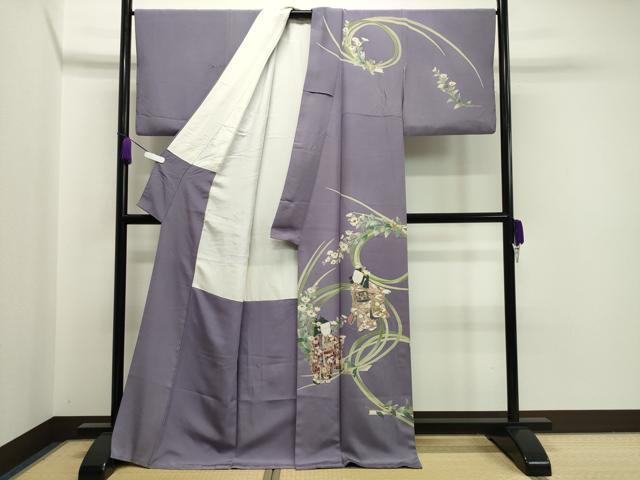 平和屋着物●訪問着 作家物 童子遊び 正絹 逸品 CAAX5793gh