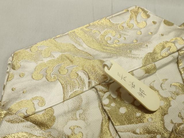平和屋着物●男性 馬乗り袴 総刺繍 立波文 金糸 CAAX5798gh