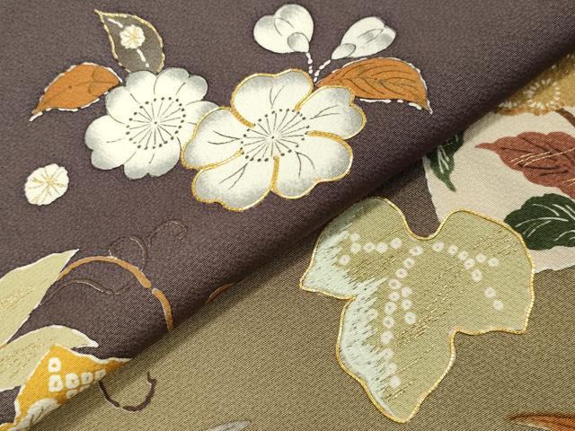 平和屋着物●ファッションデザイナー 花井幸子 色留袖 駒刺繍 辻が花 暈し染め 金彩 正絹 逸品 CAAX5838gh