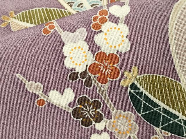 平和屋着物●訪問着 松竹梅文 金彩 正絹 逸品 CAAX5917gh