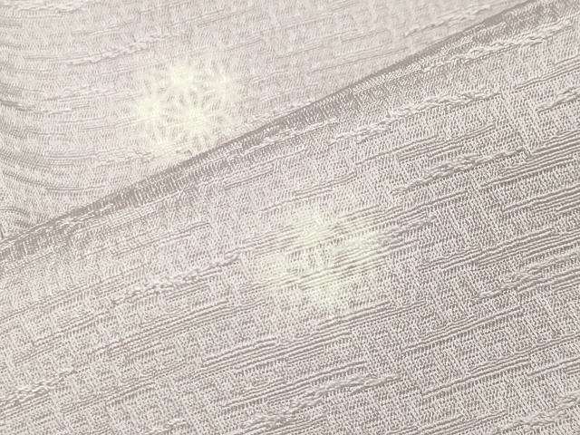 平和屋着物●上質な小紋 麻の葉丸文 蛍暈し 正絹 逸品 CAAX5965gh