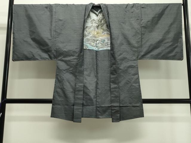 平和屋着物●男性 本場大島紬 アンサンブル 本武特製謹製 証紙付き 正絹 逸品 未使用 CAAX5978gh